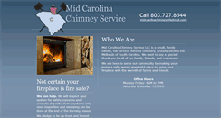 Desktop Screenshot of midcarolinachimney.com